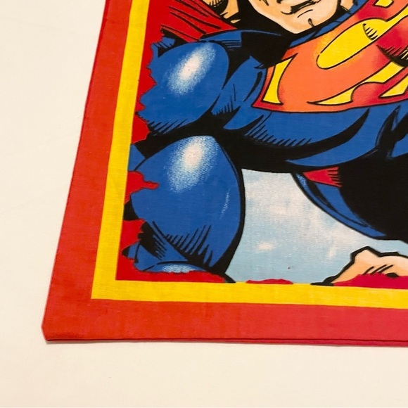 Superman Comic Pillowcase Homemade 16.5” x 16” Pillow Case - Picture 4 of 16